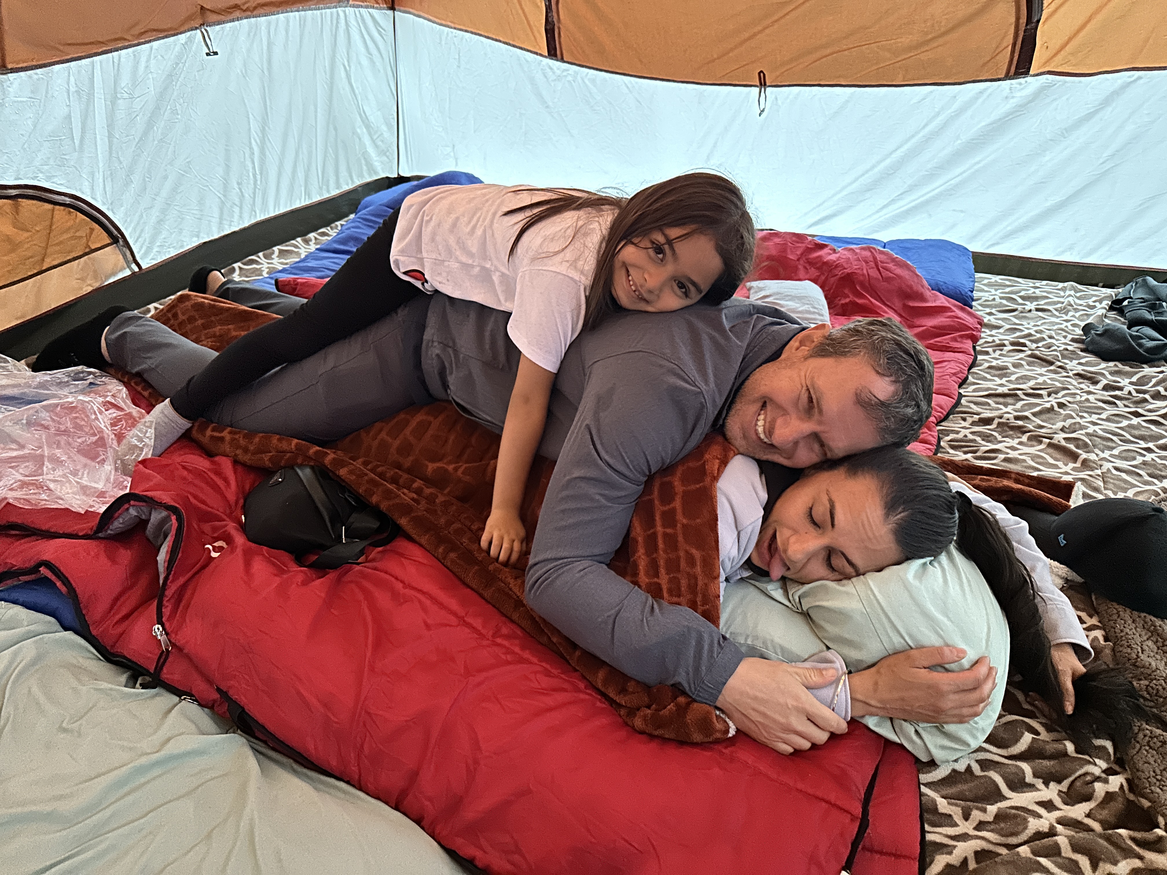 Camping with the crew